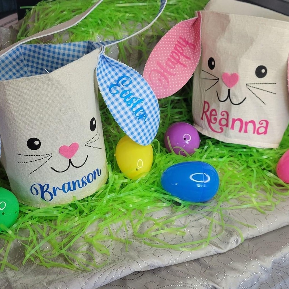 Easter basket with personalization